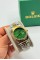 Rolex Gold-Gümüş Yeşil Kadran Kadın Saat  S609-VLL