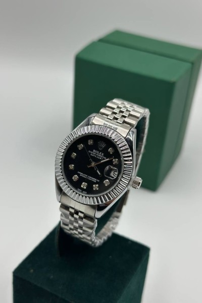 Rolex Lux Gümüş Kadın Kol Saat S850