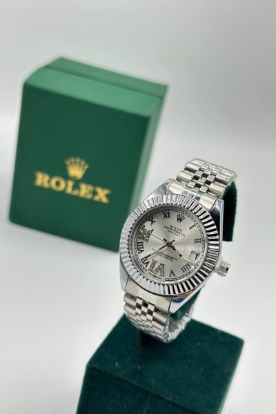 Rolex Lux  Gümüş Kadın Kol Saat S852