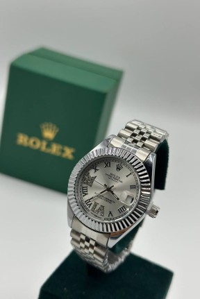 Rolex Lux Gümüş Kadın Kol Saat S852 Rolex Lux Gümüş Kadın Kol Saat S852