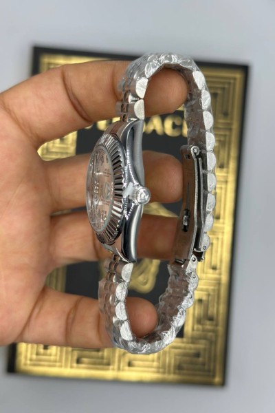 Rolex Lux  Gümüş Kadın Kol Saat S852