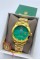 Rolex Oyster Perpetual Yeşil Kadran Kol Saati  S626