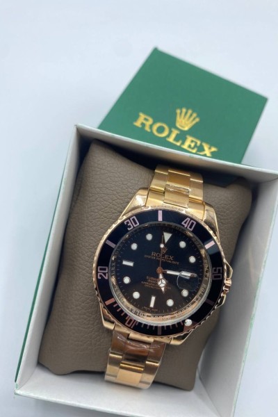 Rolex Rose GMT MASTER Erkek Kol Saati S627 Rolex Rose GMT MASTER Erkek Kol Saati S627