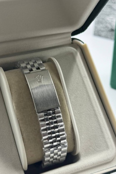 Rolex Taşlı Gümüş Kadın Saat  S605-VLL