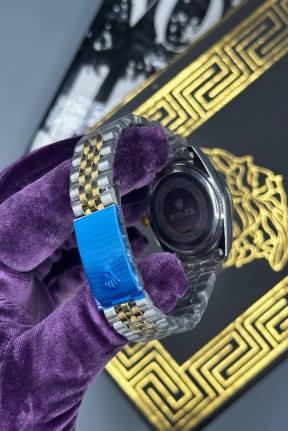 Rolex Unisex Gümüş İthal Saat S375 Rolex Unisex Gümüş İthal Saat S375