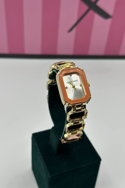 Swarovski Turuncu Kadın Kol Saati S802