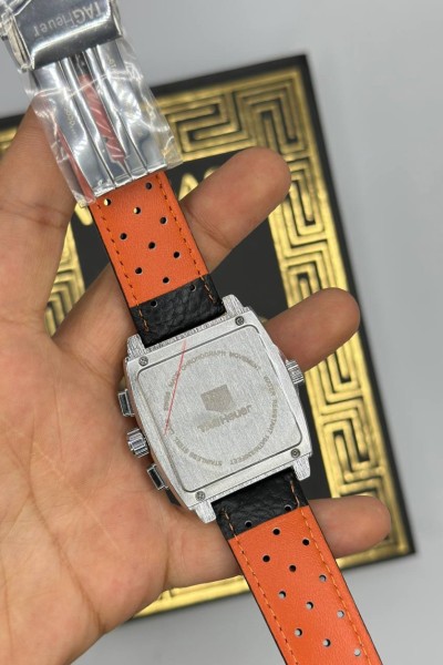 TAG Heuer Monaco Gümüş- Deri Kordon Erkek Kol Saat S791-VLL TAG Heuer Monaco Gümüş- Deri Kordon Erkek Kol Saat S791-VLL