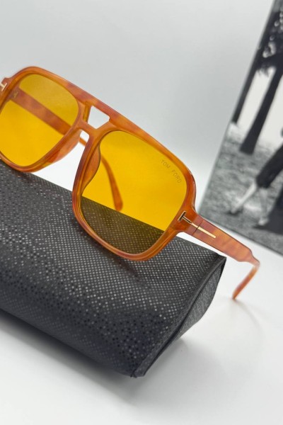 Tom Ford Turuncu İthal Erkek Güneş Gözlüğü  G1968-VLL