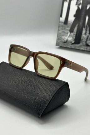 UV-400 Kahverengi İthal Unisex Güneş Gözlüğü  G2082