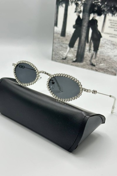 Valentino Taşlı Gümüş Kadın Güneş Gözlük G3243-EMN Valentino Taşlı Gümüş Kadın Güneş Gözlük G3243-EMN