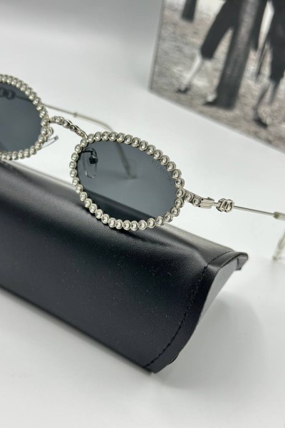 Valentino Taşlı Gümüş Kadın Güneş Gözlük G3243-EMN Valentino Taşlı Gümüş Kadın Güneş Gözlük G3243-EMN