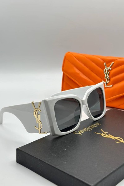 YSL Beyaz İthal Kadın Güneş Gözlük G3215-VLL