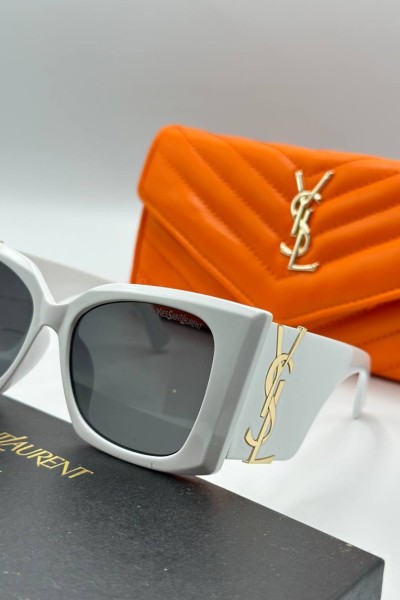 YSL Beyaz İthal Kadın Güneş Gözlük G3215-VLL
