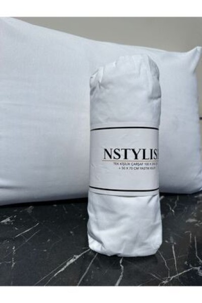 StylishTEK KİŞİLİK ÇARŞAF 100X200 + YASTIK KILIFI 50X70 StylishTEK KİŞİLİK ÇARŞAF 100X200 + YASTIK KILIFI 50X70