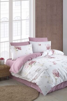 MyStory HomeLastikli Çarşaflı Çift Kişilik Nevresim Takımı Viola 200x220 cm MyStory HomeLastikli Çarşaflı Çift Kişilik Nevresim Takımı Viola 200x220 cm