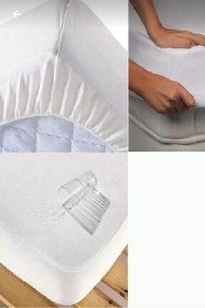 ÖzdilekBeyaz Micro Fitted Sıvı Geçirmez Yatak Koruyucu Alez