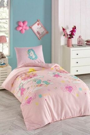 Eponj HomeJunior Nevresim Seti Tek Kişilik Unicorn Dreams Pembe Eponj HomeJunior Nevresim Seti Tek Kişilik Unicorn Dreams Pembe
