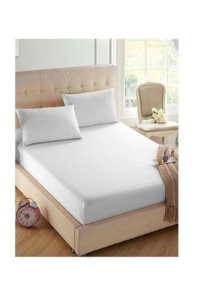 Soft ColoursBeyaz Çift Kişilik Lastikli Çarşaf + 2 Adet Yastık Kılıfı 160x200 Soft ColoursBeyaz Çift Kişilik Lastikli Çarşaf + 2 Adet Yastık Kılıfı 160x200